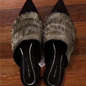 Zara Fringe Slide